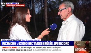 Incendie: Jean-Marc Pelletant, maire de Landiras, déplore les dégâts causés dans la forêt de sa commune