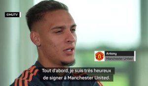 Transferts - Les premiers mots d'Antony à Manchester United