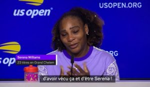 US Open - Serena Williams sur sa retraite : "Je ne sais pas, je ne pense pas à ça"