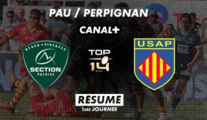 Le résumé de Pau / Perpignan - TOP 14 - 1ère journée