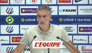 Dall'Oglio : « Une défaite qui n'est pas inquiétante » - Foot - L1 - Montpellier