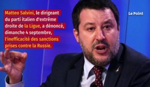 Italie : Matteo Salvini conteste les sanctions contre la Russie