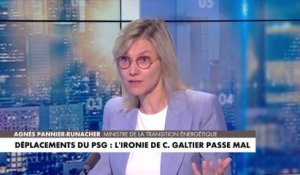 Agnès Pannier-Runacher : «Je crois que la réaction de Christophe Galtier et de Kylian Mbappé montre à quel point ils sont très loin des enjeux de réchauffement climatique»
