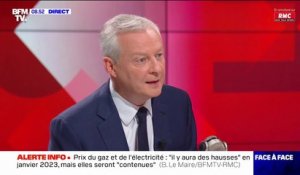 Bruno Le Maire: "Nous poursuivrons la baisse des impôts"