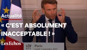 « Inacceptable », « faux et irresponsable » : quand Macron attaque le PDG d'EDF