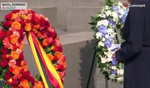 Les présidents allemand et israélien au Mémorial aux Juifs assassinés d'Europe