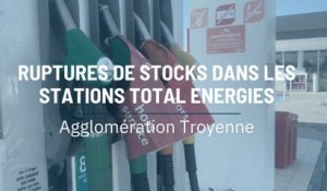 Ruptures de stocks dans les stations Total Energies
