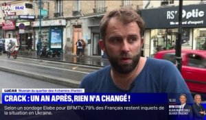 Crack à Paris: un an après, rien n'a changé pour les riverains du quartier des Quatre-Chemins