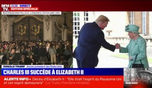 Mort d'Elizabeth II: Donald Trump salue "une femme extraordinaire"