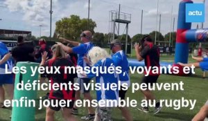 C'est une première mondiale : découvrez le "cécirugby", un tout nouveau sport créé à Toulouse