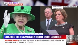 L'ambassadrice du Royaume-Uni en France rend hommage à la reine Elizabeth II