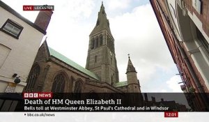 Disparition de la Reine Elisabeth II - Les cloches des églises ont retenti à la mi-journée dans tout le Royaume-Uni en hommage à la reine - VIDEO