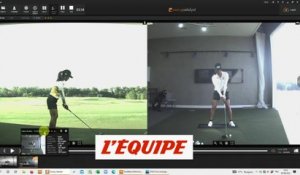 Le geste de Céline Boutier - Golf - Swing Séquence