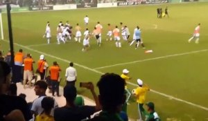 U17 Algérie-Maroc : Bagarre générale entre les joueurs sur le terrain