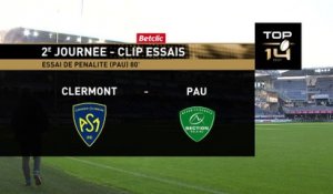 TOP 14 - Essai de pénalité (SP) - ASM Clermont - Section Paloise - Saison 2022/2023