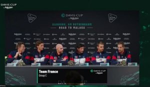 Coupe Davis 2022 - L'équipe de France à Hambourg : "On est prêt pour se qualifier pour les quarts en Espagne"