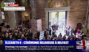 Irlande du Nord: Charles III est arrivé à la cathédrale Saint-Anne pour une messe en mémoire de sa mère