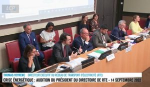Audition à l'Assemblée nationale - Crise énergétique : audition de M. Xavier Piechaczyk - 14/09/2022