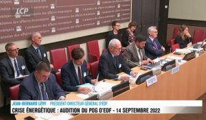 Audition à l'Assemblée nationale - Crise énergétique : audition de J-B. Lévy
