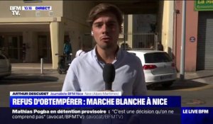 Une marche blanche organisée à Nice en hommage au conducteur tué par un tir de policier lors d'un refus d'obtempérer
