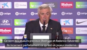 6e j. - Ancelotti : "Rodrygo et Valverde sont des joueurs précieux"
