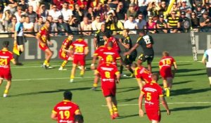 TOP 14 - Essai de Taniela RAMASIBANA (USAP) - Stade Rochelais - USA Perpignan - Saison 2022/2023