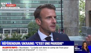 Emmanuel Macron à l'ONU : "Le coeur de mon discours à la tribune sera celui du choix entre la guerre et la paix"