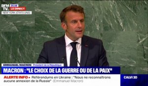 Emmanuel Macron: "J'assume le dialogue avec la Russie"