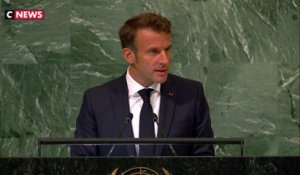 Emmanuel Macron : «Ce à quoi nous assistons depuis le 24 février dernier est un retour à l'âge des impérialismes et des colonies»