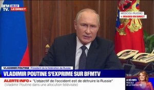 Vladimir Poutine: "L'objectif de l'occident est de détruire la Russie"