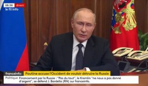 Guerre en Ukraine - Le président russe Vladimir Poutine annonce ce matin une "mobilisation partielle" des Russes en âge de combattre - VIDEO