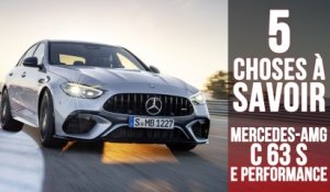 C 63 S E Performance, 5 choses à savoir sur l’hybride rechargeable de Mercedes-AMG