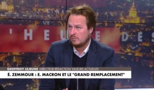 Geoffroy Lejeune : «On est passé du stade «l'immigration c'est extraordinaire et une chance pour la France»  à «c'est là et on ne peut plus rien faire»»