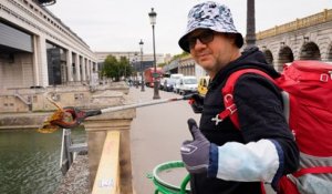 Ludovic, éboueur star de TikTok, a nettoyé 35 ponts de Paris sur ses jours de repos