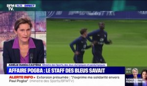 Amélie Oudéa-Castéra sur l'affaire Paul Pogba: "J'ai envie d'exprimer ma solidarité avec Paul Pogba"