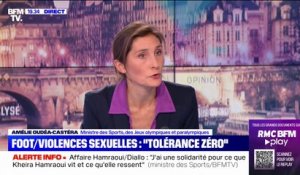 Amélie Oudéa-Castéra sur les révélations de So Foot sur Noël Le Graët: "Je ne vais pas démettre un président sur la base d'un article"