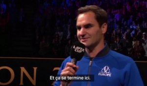 Retraite - En larmes pour sa dernière, Federer rend un hommage émouvant à sa femme