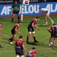TOP 14 - Essai de Emmanuel MEAFOU (ST) - Stade Toulousain - Racing 92 - Saison 2022:2023