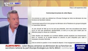 Julien Bayou annonce sa démission de sa fonction de secrétaire national d'EELV