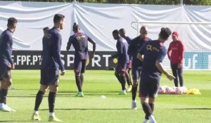 Portugal - Cristiano Ronaldo à l'entraînement avant le choc face à l'Espagne