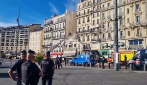 Marseille. Un incendie en cours dans un restaurant du Vieux-Port