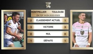 5e j. - Montpellier vs. Toulouse en chiffres