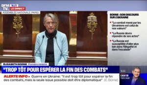 Élisabeth Borne sur la poursuite des sanctions contre la Russie: "La France ce n'est pas l'abandon, le renoncement, la soumission"