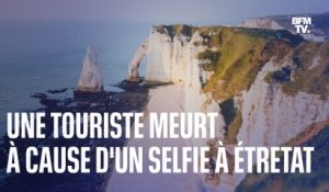 Une touriste meurt à cause d'un selfie aux falaises d'Étretat
