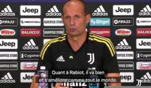 Juventus - Allegri : "Rabiot va bien et s'améliore comme tout le monde"