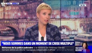 Soutien de Jean-Luc Mélenchon à Adrien Quatennens: "Je ne partage pas les mots employés aujourd'hui par Jean-Luc Mélenchon", affirme Clémentine Autain