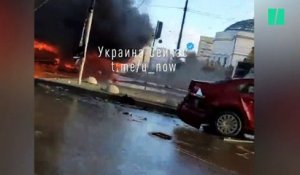En Ukraine, Kiev et de « nombreuses » villes touchées par une vague de bombardements
