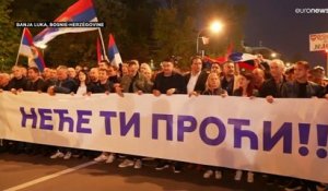 Nouvelles manifestations à Banja Luka contre l'élection de Milorad Dodik