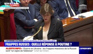 Catherine Colonna sur les frappes russes en Ukraine: "La Russie devra en rendre compte, ces actes s'ajoutent aux crimes déjà révélés"