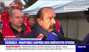 Philippe Martinez: "La grève des salariés de Total et Esso est plus que légitime, quand on voit les profits des entreprises pétrolières"